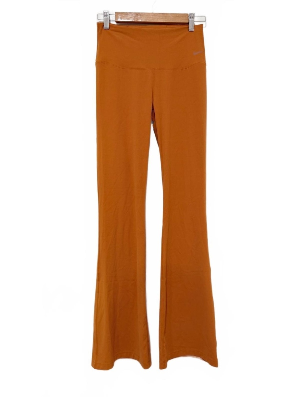 NWOT Nike Zenvy Dri-Fit Women's Medium Rust Orange Flared Leg Athletic Pants
